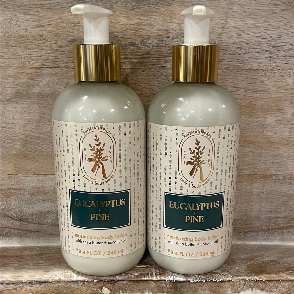 Bath & Body Works Eucalyptus &Pine Moisturizing Body Lotion (Duo)